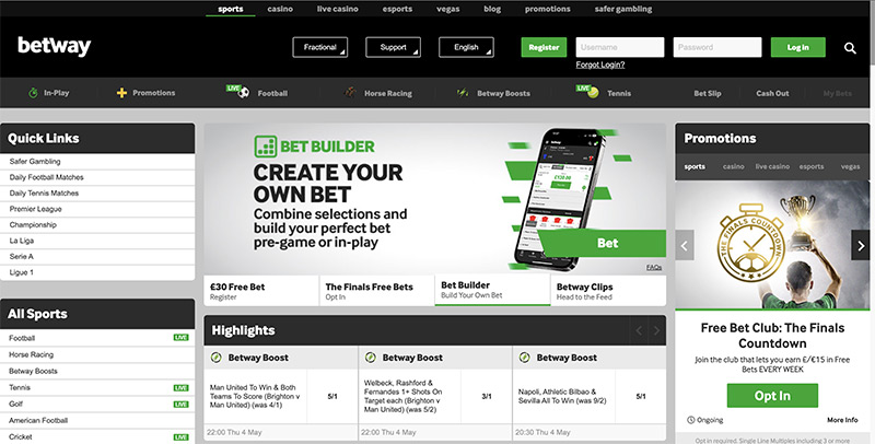Betway bookmaker is joined by many people
