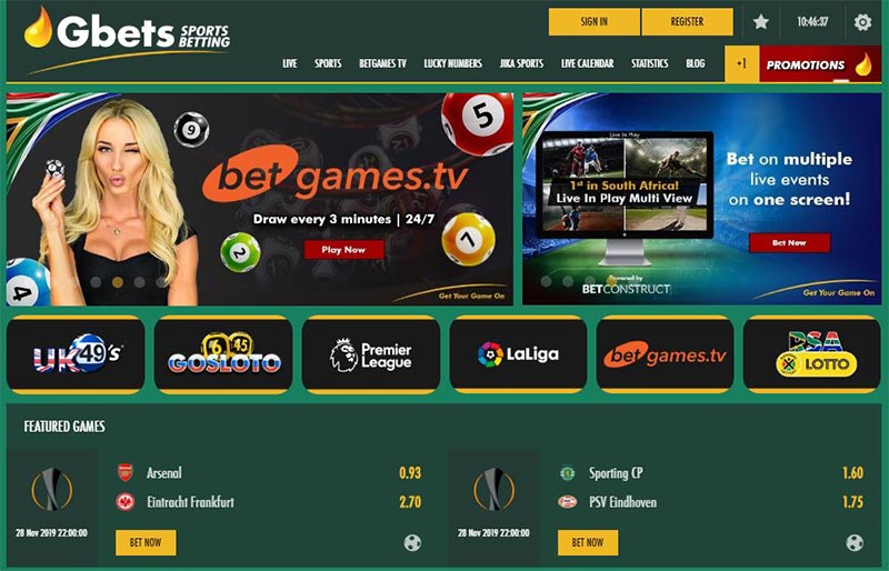 Gbets - Reputable South African Online Betting Site