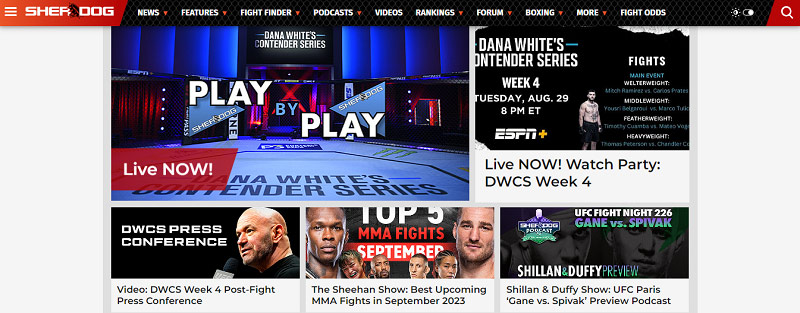 Join Discussion Forum the Sherdog 