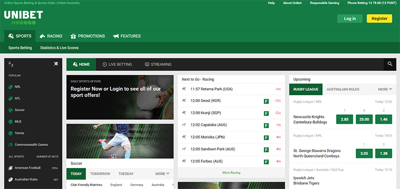 The best quality betting on Unibet websites