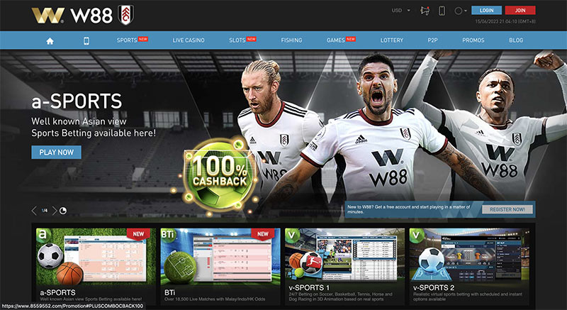 W88 – Badminton betting site that stands out for its luxurious and sophisticated interface