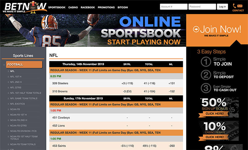 BetNow – Best NC Sports Betting Site for