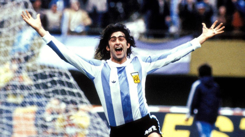 Argentina soccer best players: Mario Kempes
