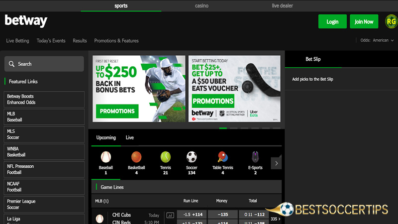 Olympics Betting Sites: Betway