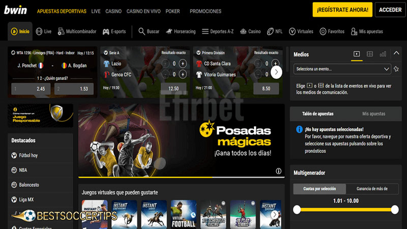 It's impossible to compile a list of the best Olympic betting sites without mentioning Bwin