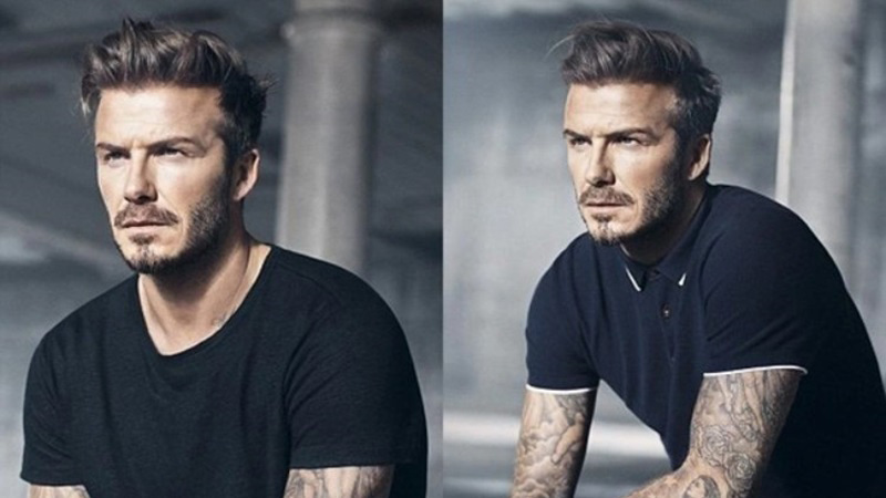 Hot soccer players male: David Beckham