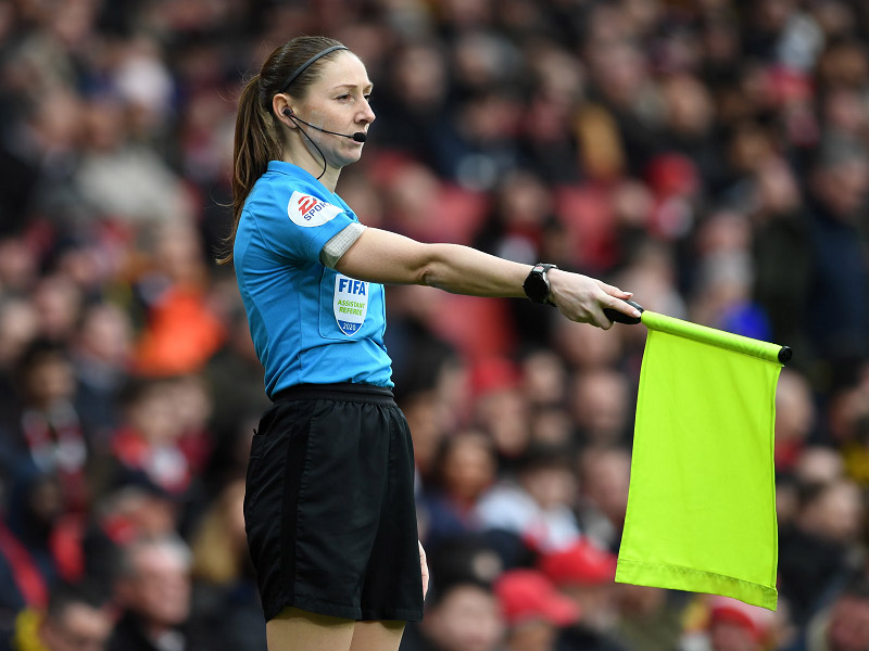 Sian Massey-Ellis: Beautiful female football referee