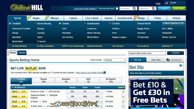 Best snooker betting sites: William Hill