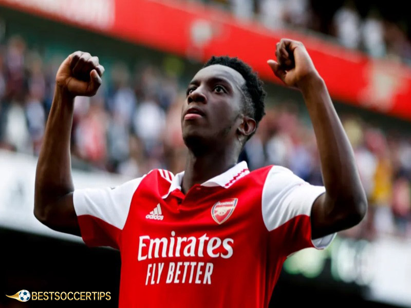 Arsenal highest paid player: Eddie Nketiah