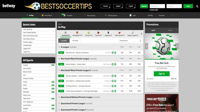 Best betting site in Nigeria: Betway