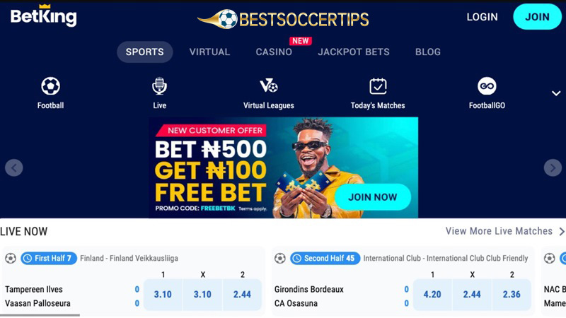 Betting sites in Nigeria: Betking