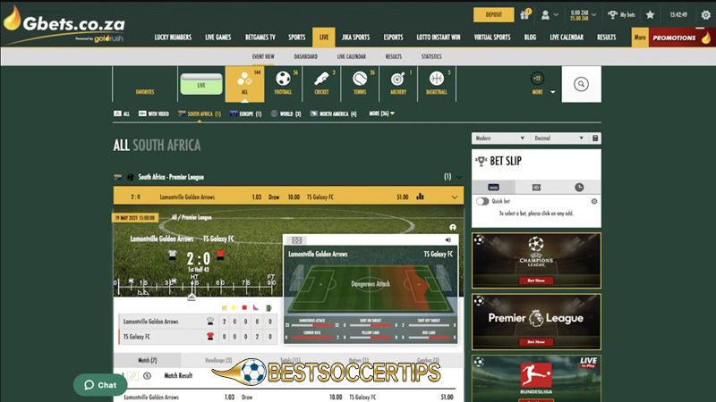 Best online betting sites South Africa: Gbets