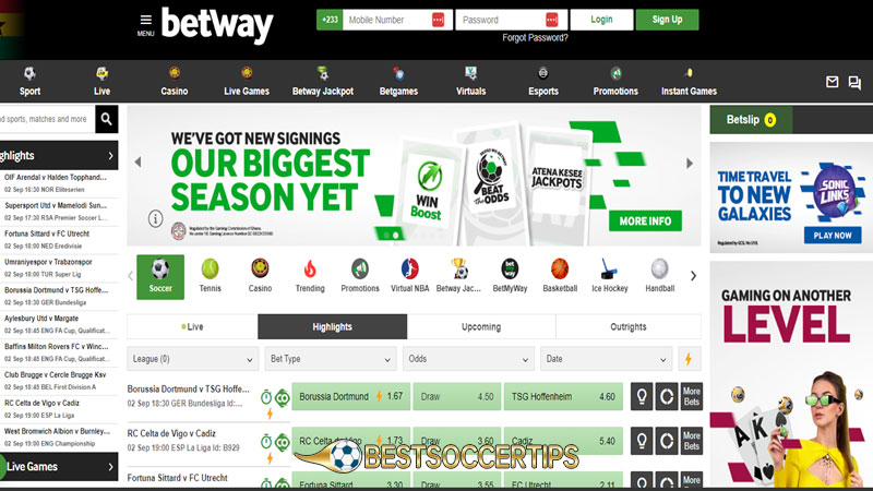 Best betting sites Sweden: Betway