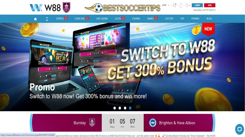 Online betting sites USA: W88