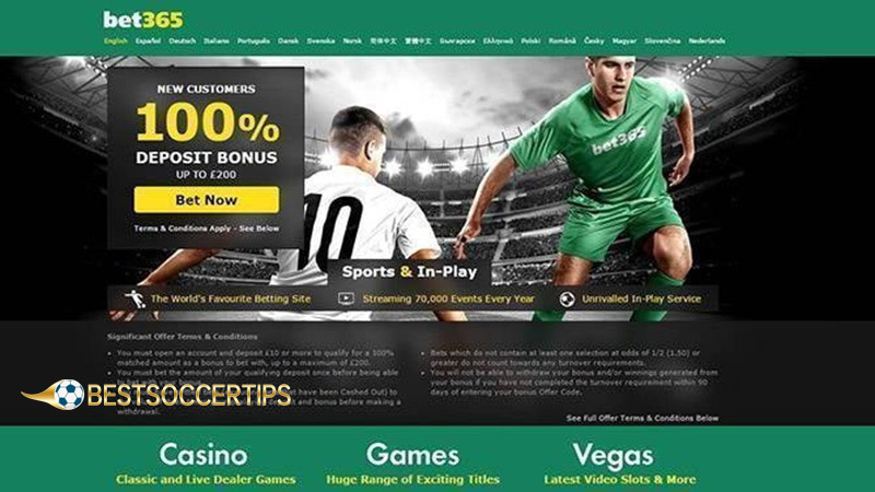 Betting sites Colombia: Bet365