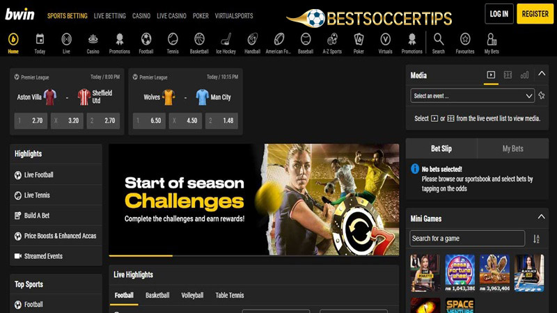 Betting sites Colombia: Bwin