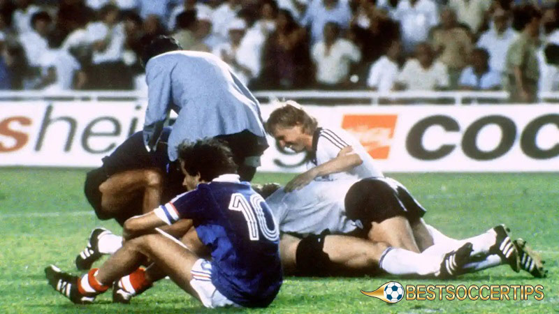 Greatest comeback ever in football: West Germany vs France - FIFA World Cup (1982)