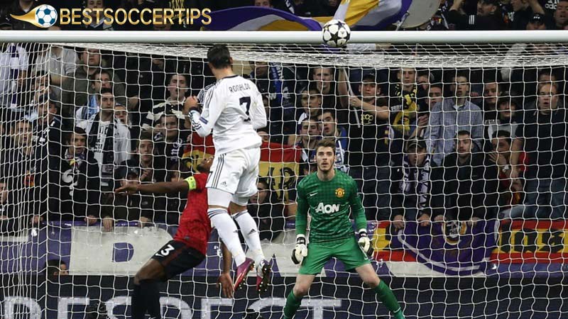 Highest jump in soccer: Cristiano Ronaldo vs Sassuolo (2.44m)