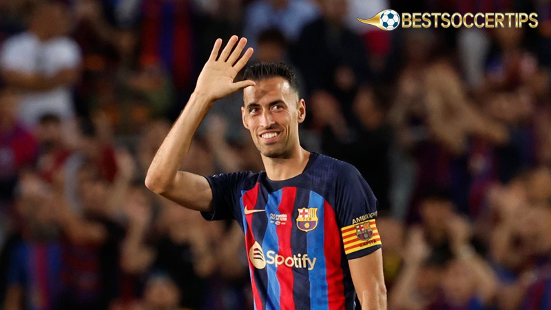 Top 10 highest-paid player in Barcelona: Sergio Busquets