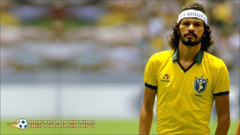 Highest scoring midfielder in football history: Socrates - 258