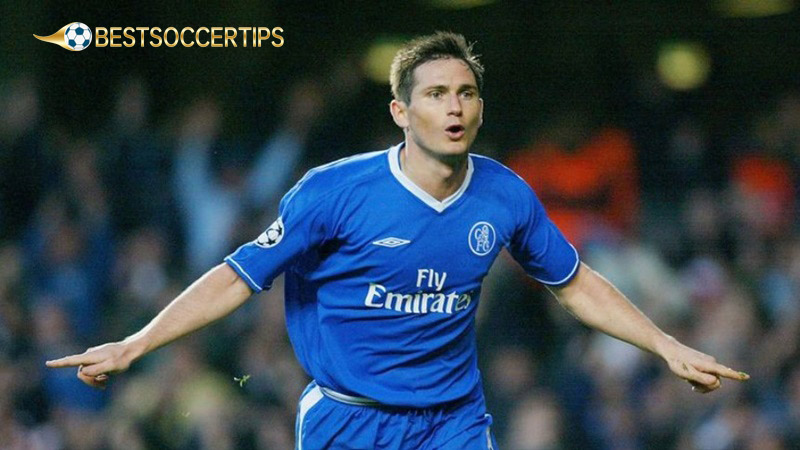 Highest goal scoring midfielder: Frank Lampard - 303