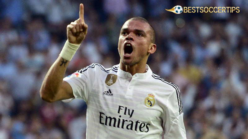 Most aggressive footballers: Pepe