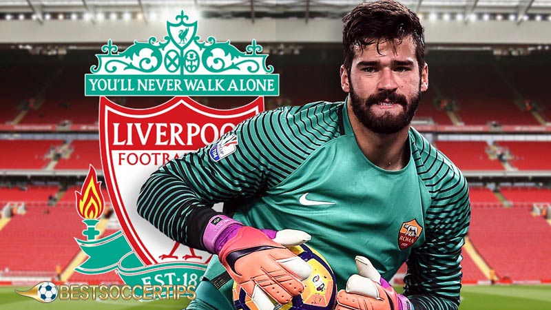 Most expensive goalkeeper of all time: Alisson Becker