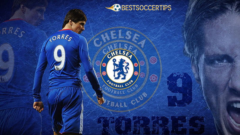 Soccer players with number 9: Fernando Torres