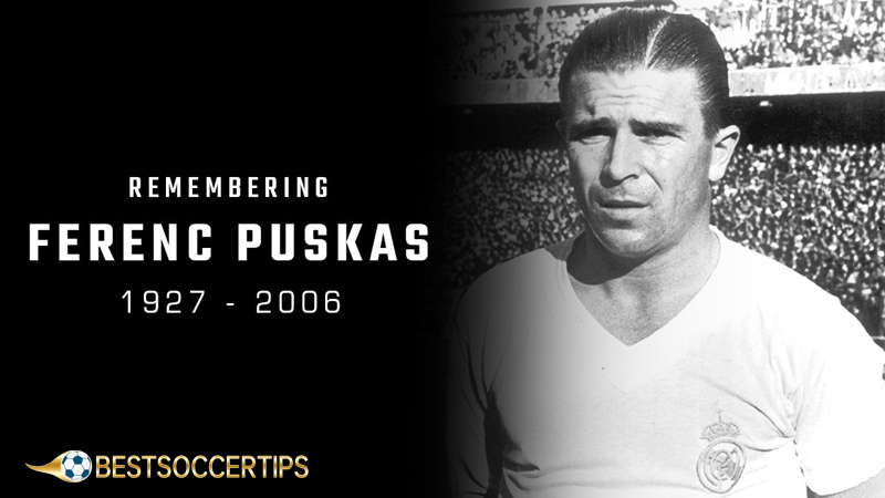 Oldest football players still alive: Ferenc Puskás (1927-2006)