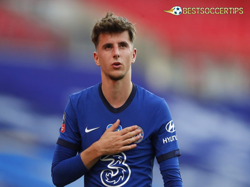 Soccer players number 19: Mason Mount (Chelsea)