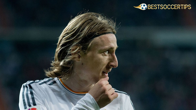 Soccer players with long hair: Luka Modrić
