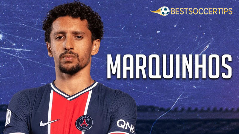 Famous soccer players with the number 5: Marquinhos