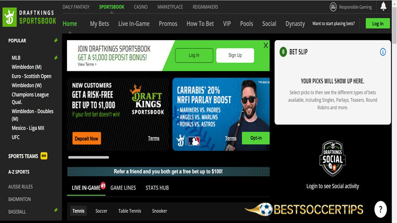 Best sports betting app Maryland: DraftKings Sportsbook