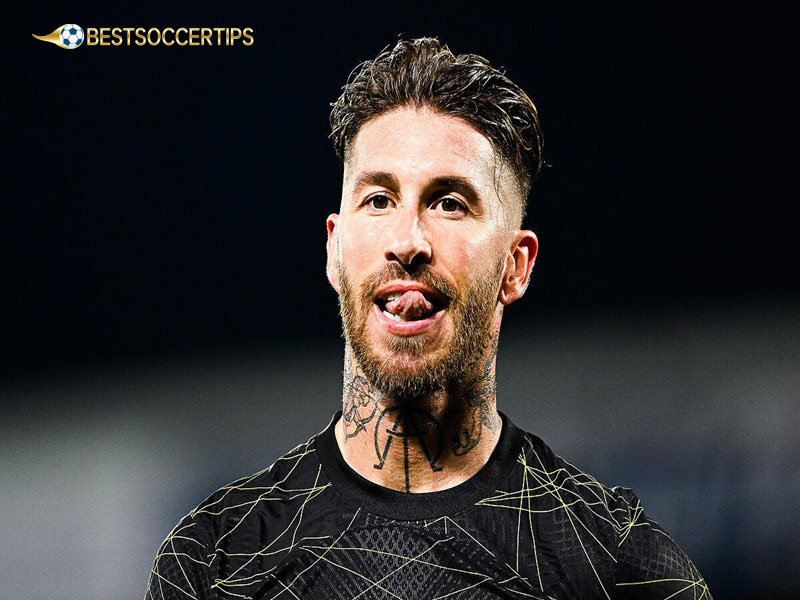 Who has the most yellow cards in football history: Sergio Ramos - 269 yellow cards