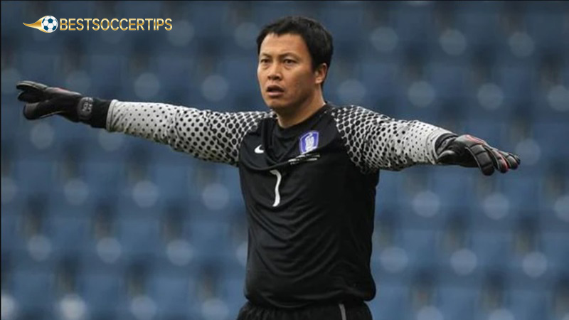 Best Korean soccer player of all time: Lee Woon-jae (1994-2010, 132 caps, 0 goals)