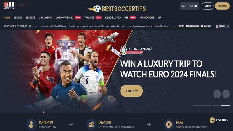 Legal betting sites in Netherlands: M88