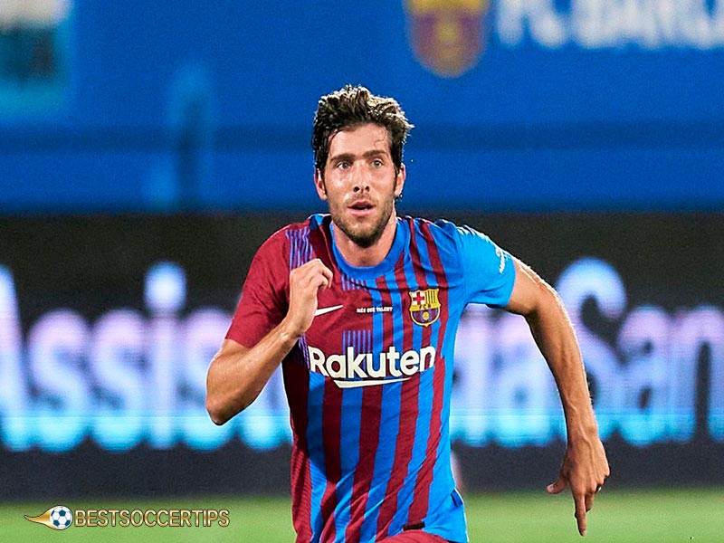 Soccer players with number 20: Sergi Roberto