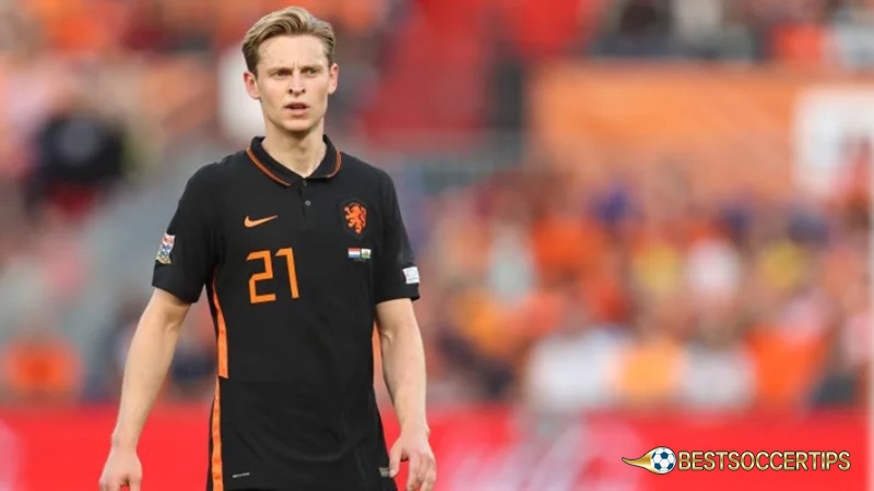 Best soccer players with number 21: Frenkie de Jong – Barcelona & Netherlands