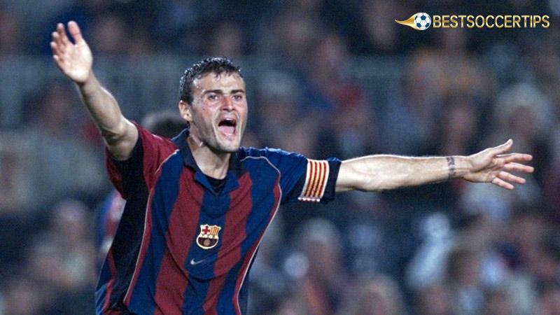 Players with number 21 football: Luis Enrique – Barcelona & Spain