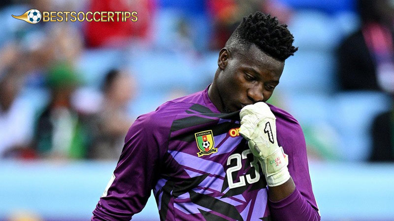 Soccer players with number 24: Andre Onana (Inter Milan)