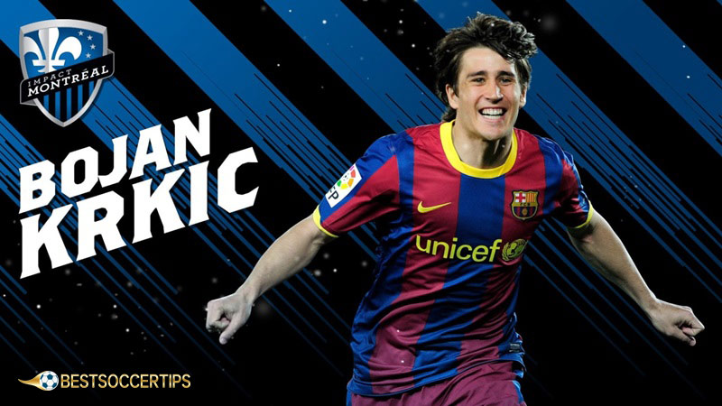 The youngest player in Barcelona: Bojan Krkic (17 years old, 19 days)