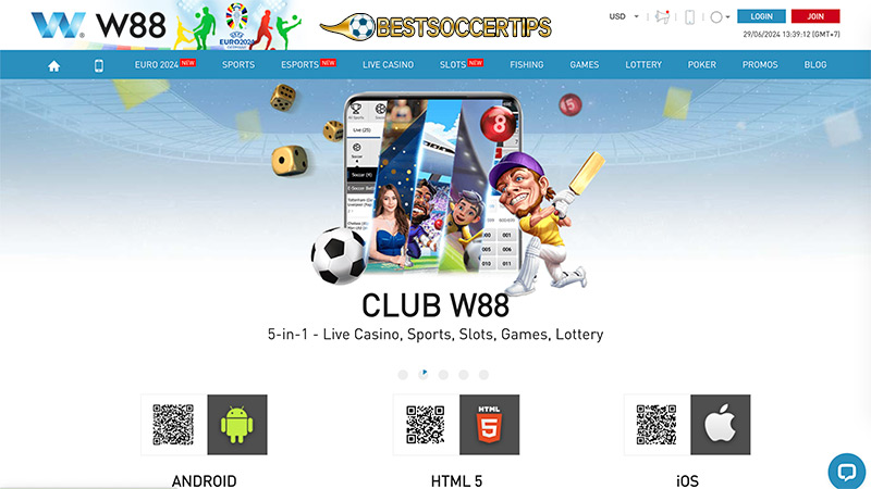 Best sports betting apps for beginners: W88 App