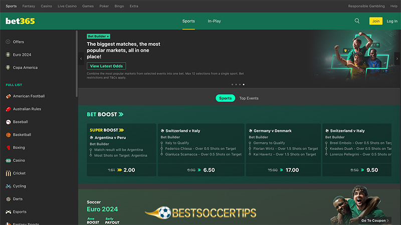 Best sports betting app for beginners: Bet365 App