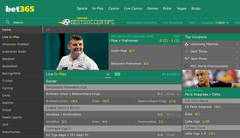 Bet365 - Best Euro betting sites