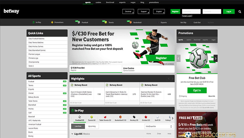 Betway - Betting sites Slovakia