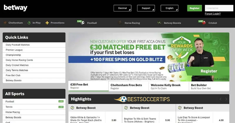 Betway - Portugal betting sites
