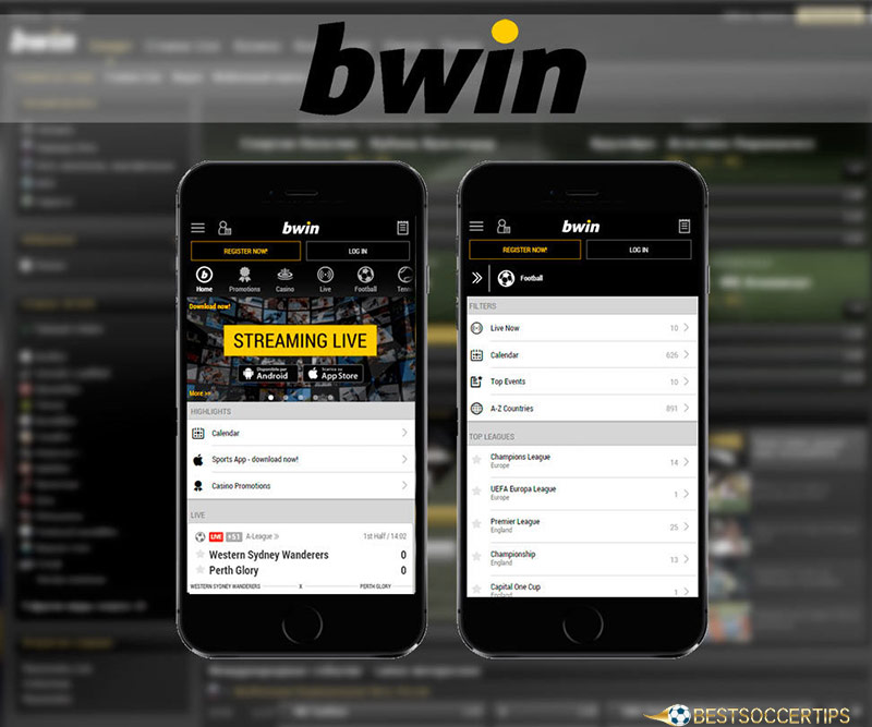 Bwin - Europe sports betting app