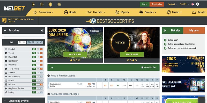 Melbet - Russian betting sites
