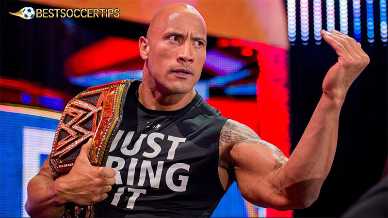 Best WWE player in the world: The Rock