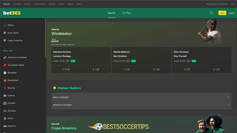 Best bandy betting sites: Bet365